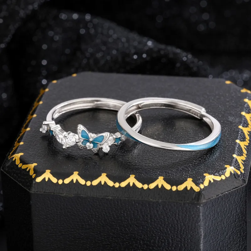 7℃ 999 Fine Silver Rings Unisex-3