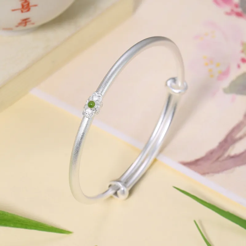7℃ 999 Fine Silver Bangles Unisex-3
