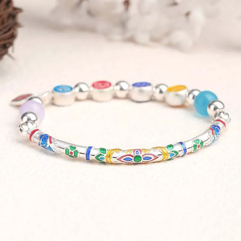 7℃ Sterling Silver Bracelets Unisex-4