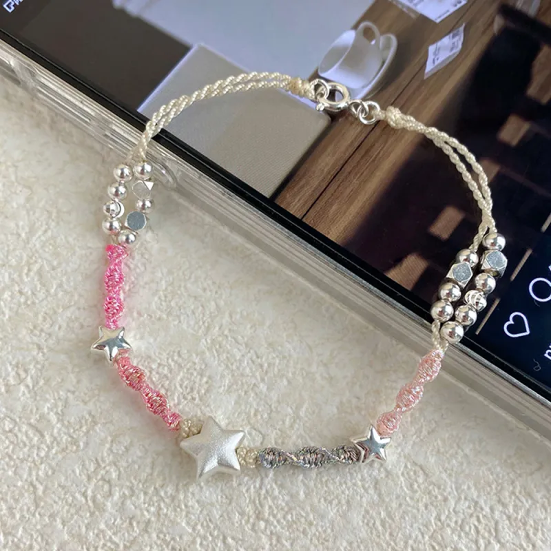 7℃ S999 Fine Silver Bracelets Unisex-4