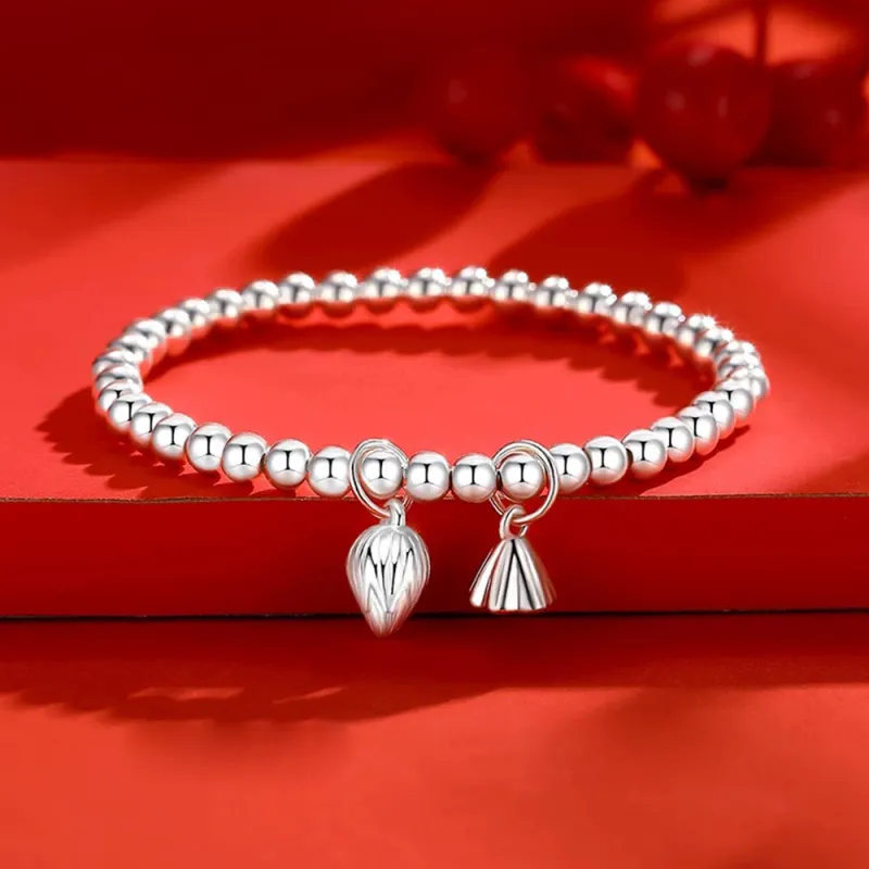 7℃ Sterling Silver 990 Bracelets Unisex-3