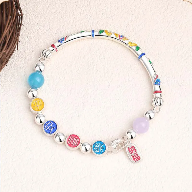 7℃ Sterling Silver Bracelets Unisex-3