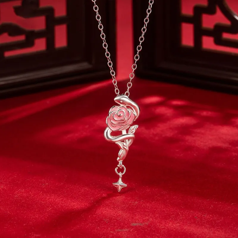 7℃ Sterling Silver 990 Pendant Necklaces Unisex-2