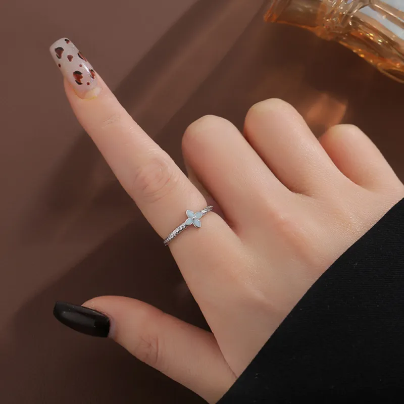 7℃ 999 Fine Silver Rings Unisex-2