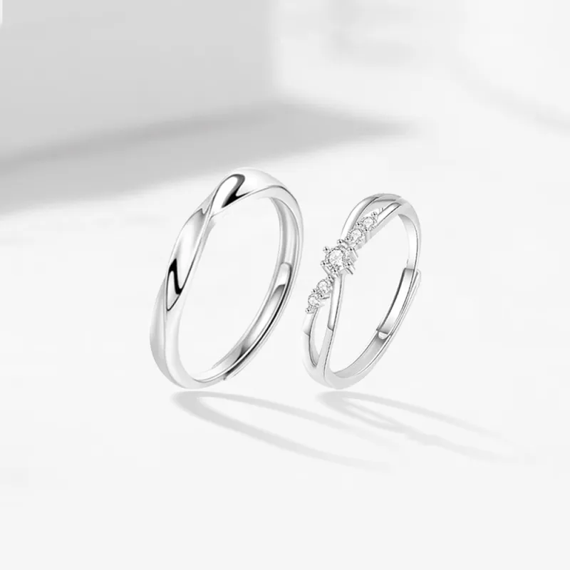 7℃ 999 Fine Silver Rings Unisex-3