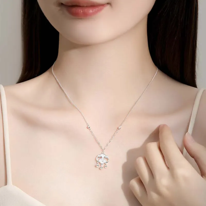 7℃ Sterling Silver Necklaces Unisex-1