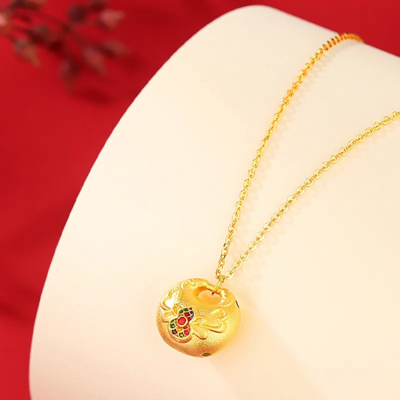 7℃ S999 Fine Silver Sterling Silver Necklaces Unisex-5