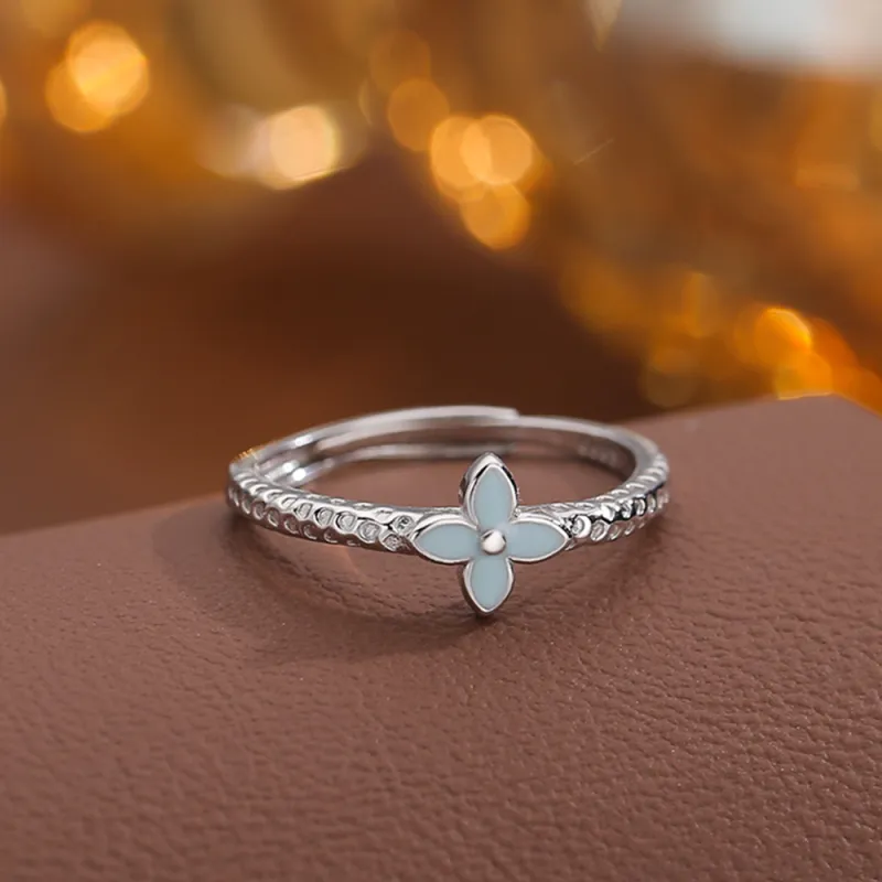 7℃ 999 Fine Silver Rings Unisex-5