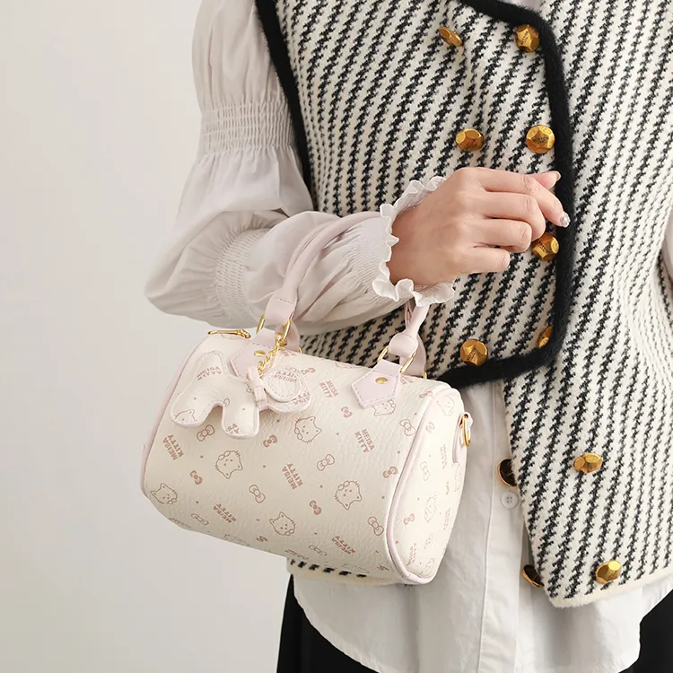 MINLUBAOLUO PU Early Eight Students Travel Adjustable Strap Crossbody One Shoulder Handbag Regular Women's Multicolor-5