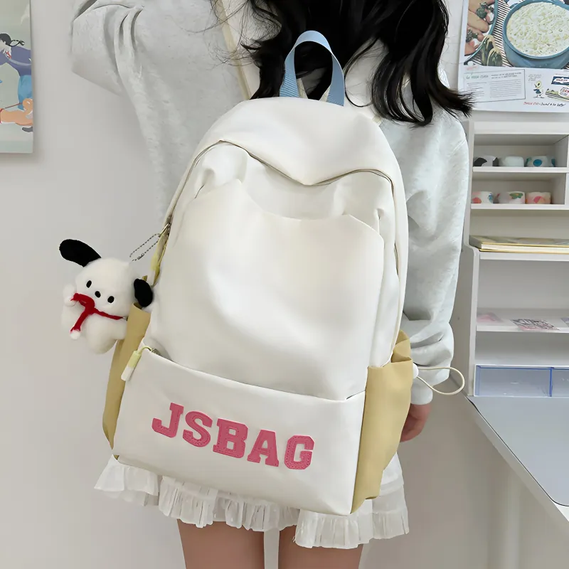 MINLUBAOLUO High quality Fabric Backpack Regular Women's Multicolor-2