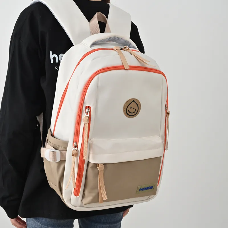 MINLUBAOLUO Nylon Fabric Casual Versatile Backpack For College Students Regular Unisex Multicolor-5
