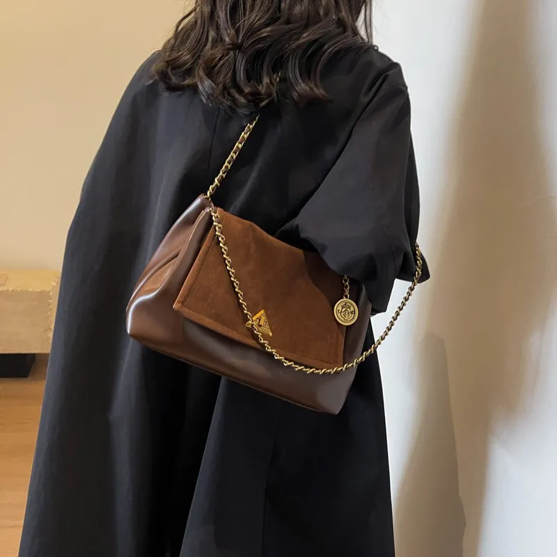 MINLUBAOLUO PU Messenger Bag, Handbag, Shoulder Bag Women's Black/Brown/Coffee-7