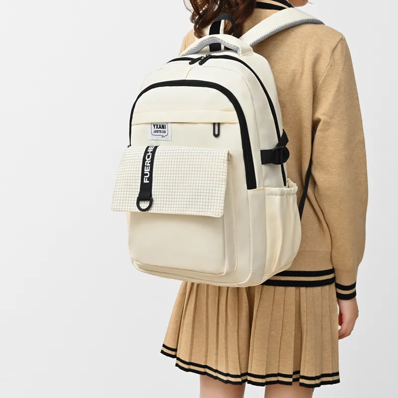 MINLUBAOLUO Oxford Backpack Large Size Women's Multicolor-4