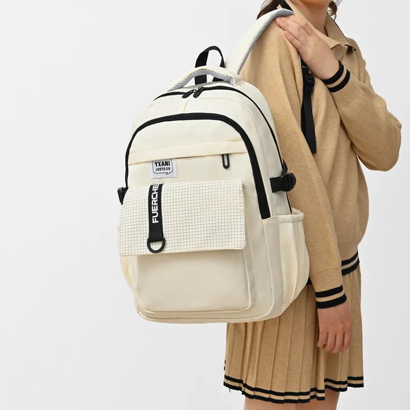 MINLUBAOLUO Oxford Backpack Large Size Women's Multicolor-3