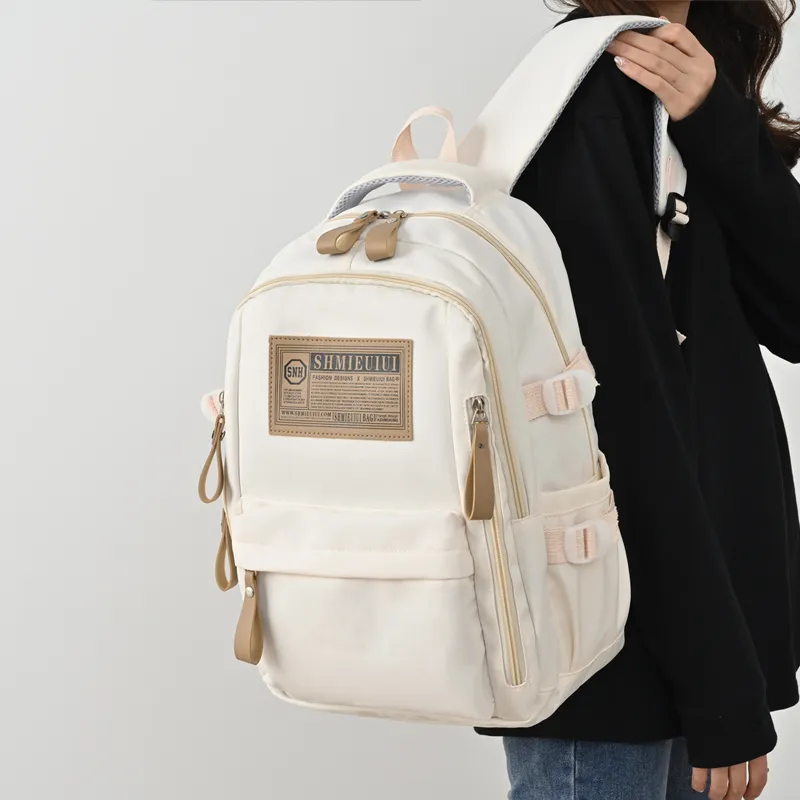 MINLUBAOLUO Nylon Casual Versatile Cycling Commute Travel Backpack Large Size Unisex Multicolor-4