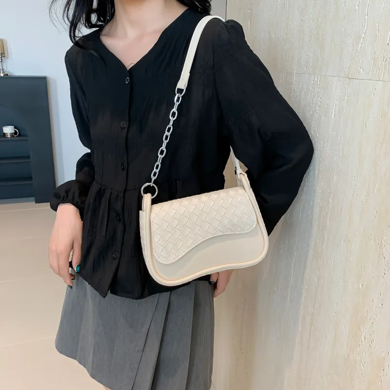 MINLUBAOLUO PU Fashion Casual Versatile Shoulder Bag, Handbag Women's Multicolor-10