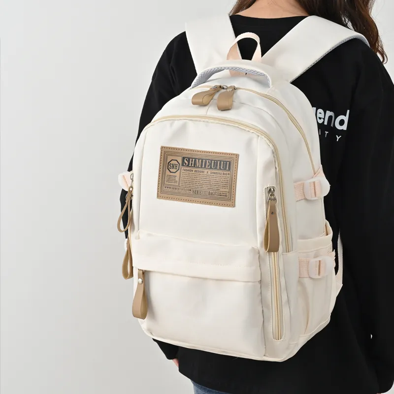 MINLUBAOLUO Nylon Casual Versatile Cycling Commute Travel Backpack Large Size Unisex Multicolor-3