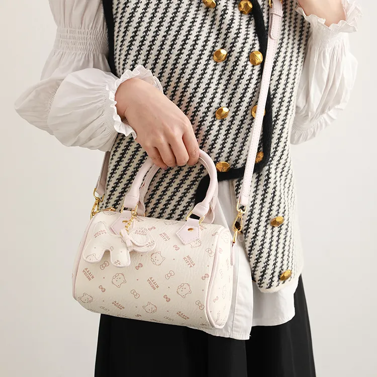 MINLUBAOLUO PU Early Eight Students Travel Adjustable Strap Crossbody One Shoulder Handbag Regular Women's Multicolor-6