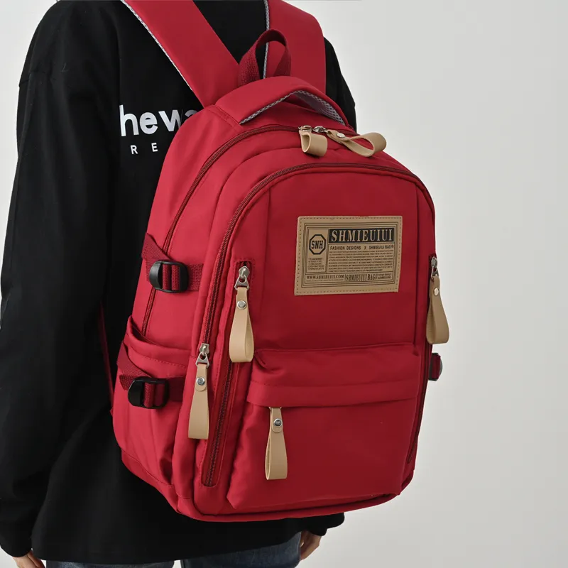 MINLUBAOLUO Nylon Casual Versatile Cycling Commute Travel Backpack Large Size Unisex Multicolor-16