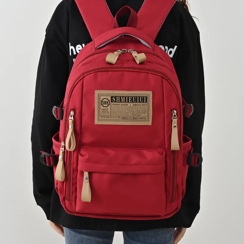 MINLUBAOLUO Nylon Casual Versatile Cycling Commute Travel Backpack Large Size Unisex Multicolor-13