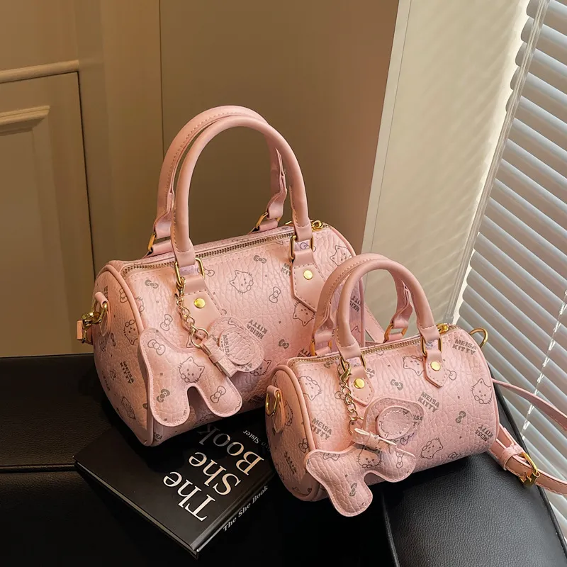 MINLUBAOLUO PU Early Eight Students Travel Adjustable Strap Crossbody One Shoulder Handbag Regular Women's Multicolor-1