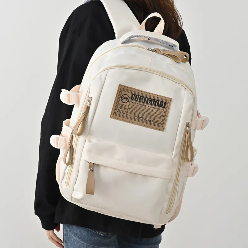 MINLUBAOLUO Nylon Casual Versatile Cycling Commute Travel Backpack Large Size Unisex Multicolor-1