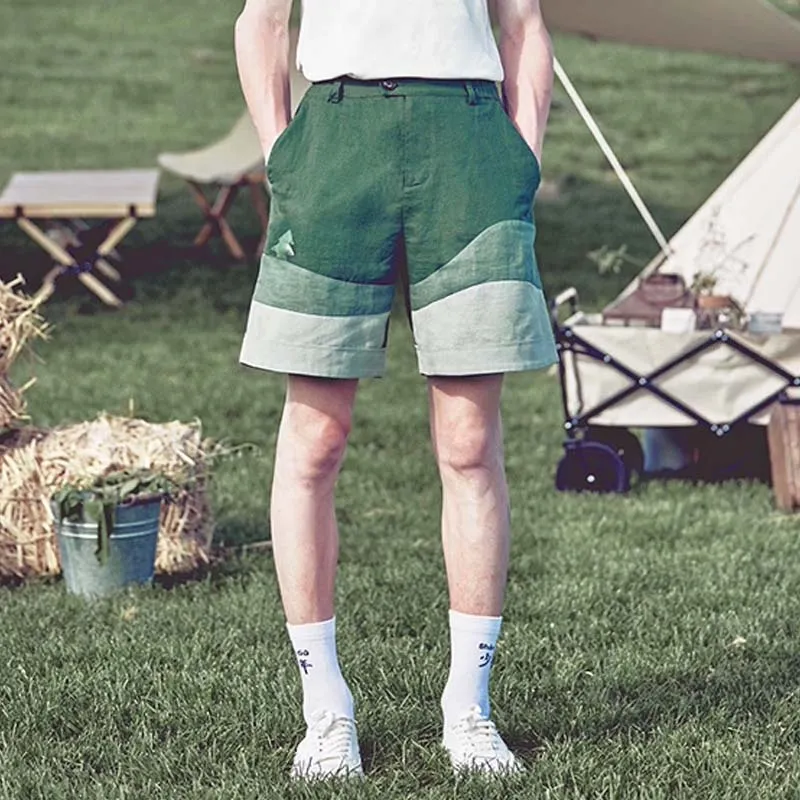 VALLEYOUTH Casual Shorts Unisex Wilderness Green-2