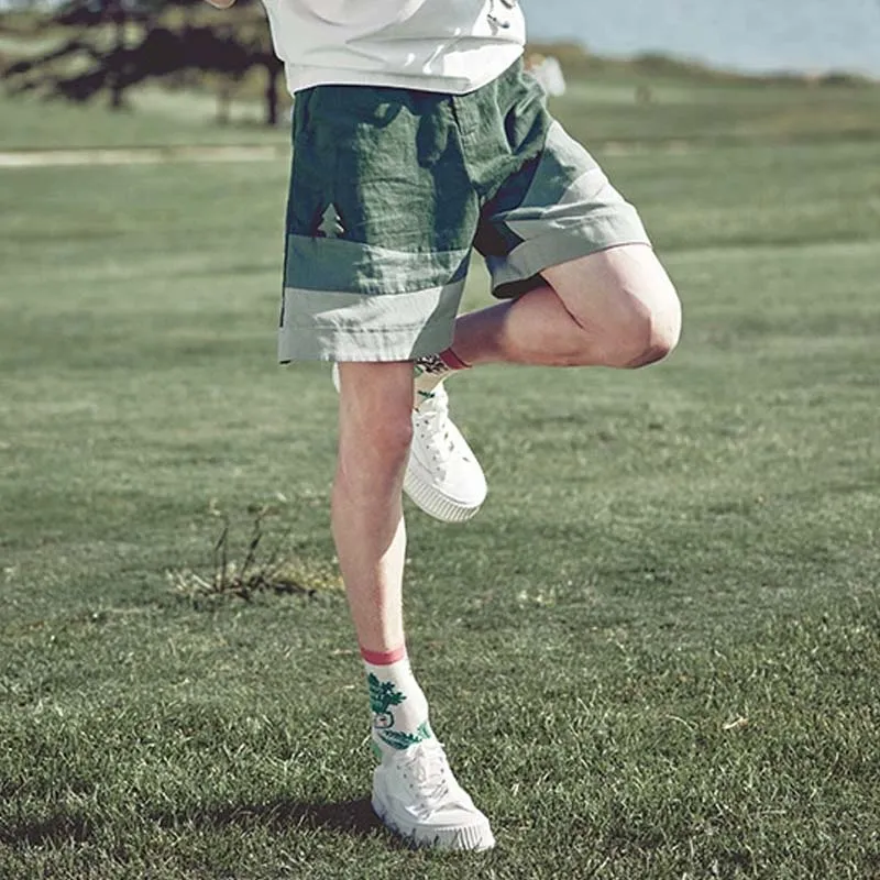 VALLEYOUTH Casual Shorts Unisex Wilderness Green-3