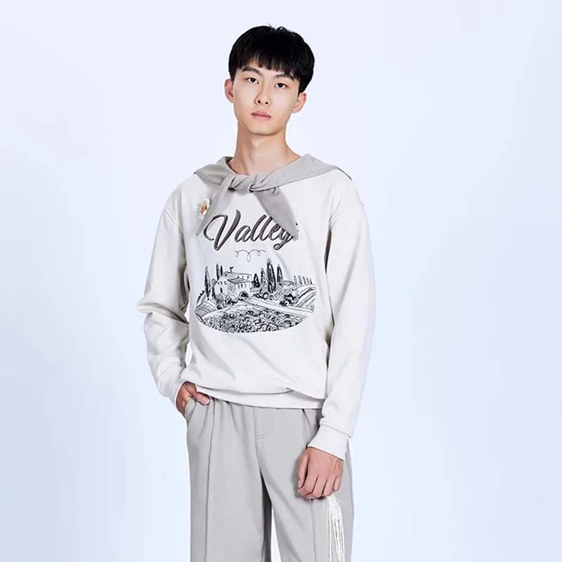 VALLEYOUTH Sweatshirt Unisex Wheat-5
