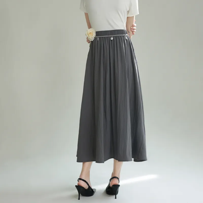 SMEN Casual Long Skirts Women's-6