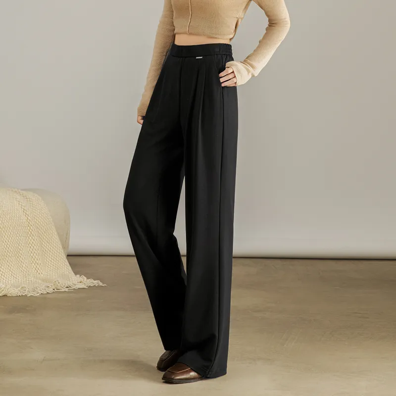 SMEN Casual Pants Women's Black-2