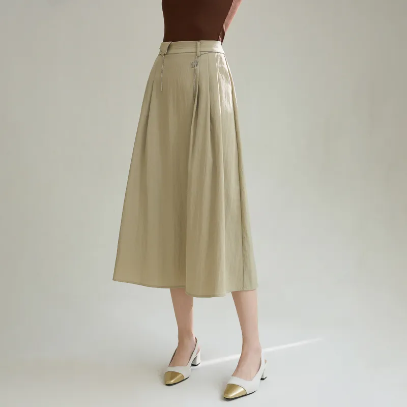 SMEN Casual Long Skirts Women's-11