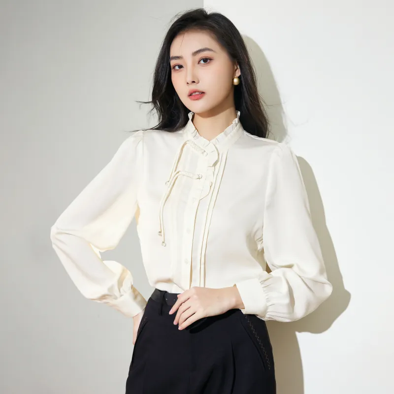 SMEN Shirts Women's Beige-2