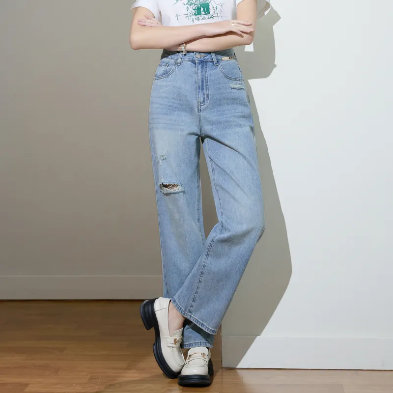 SMEN Jeans Women's Denim Blue-2