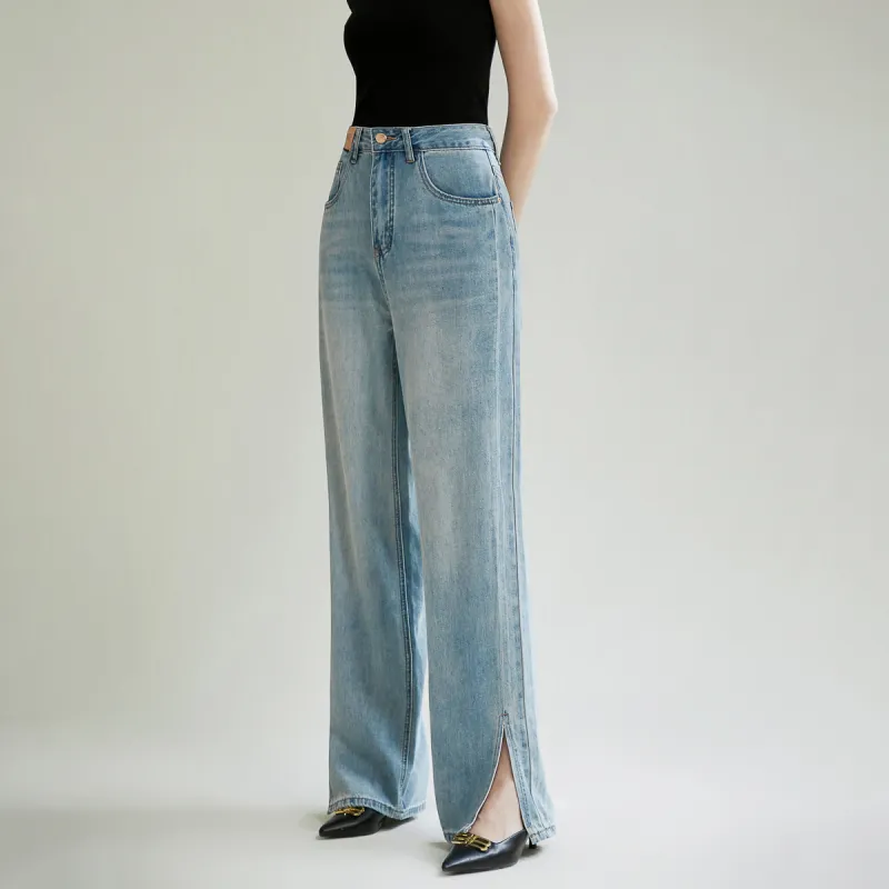 SMEN Jeans Women's Denim Blue-8