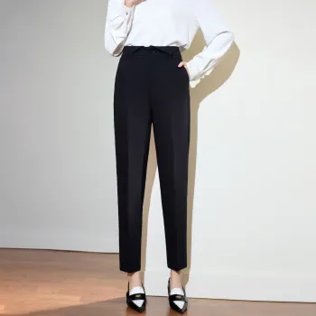 SMEN Casual Pants Women's Black