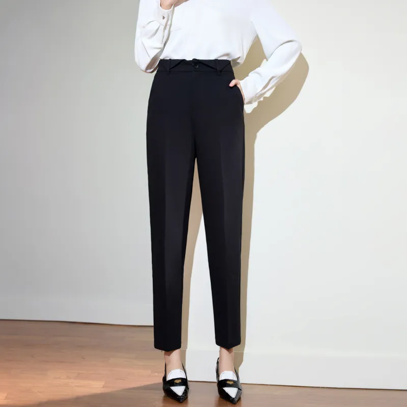 SMEN Casual Pants Women's Black-2