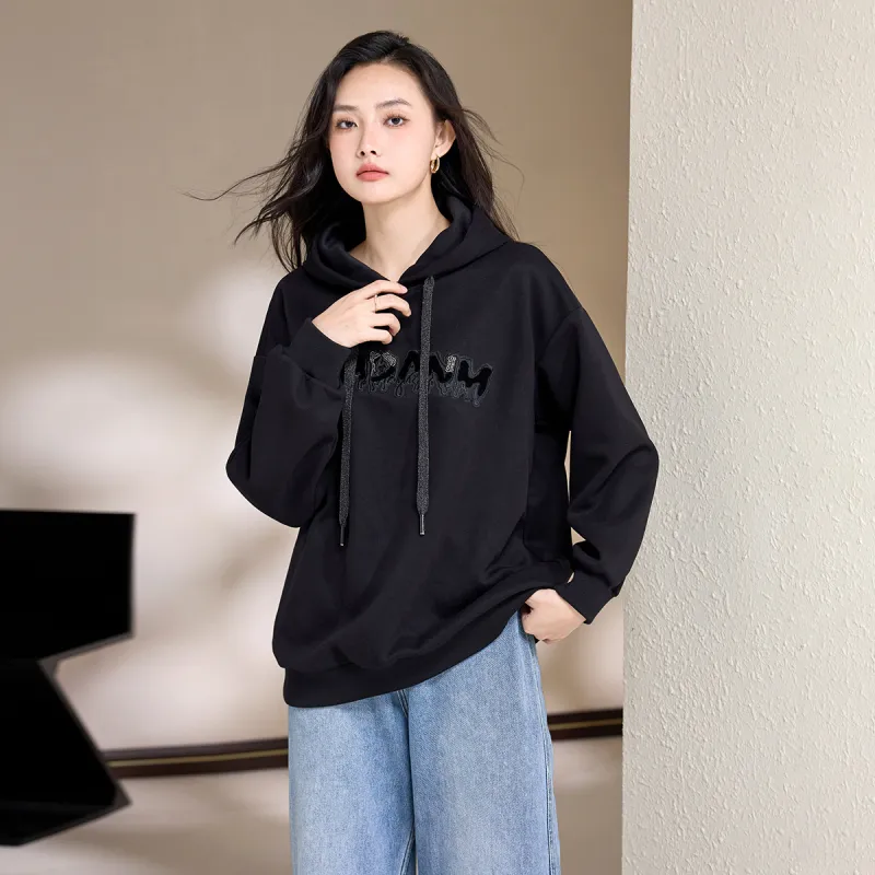 SMEN Sweatshirts Women's Black-7