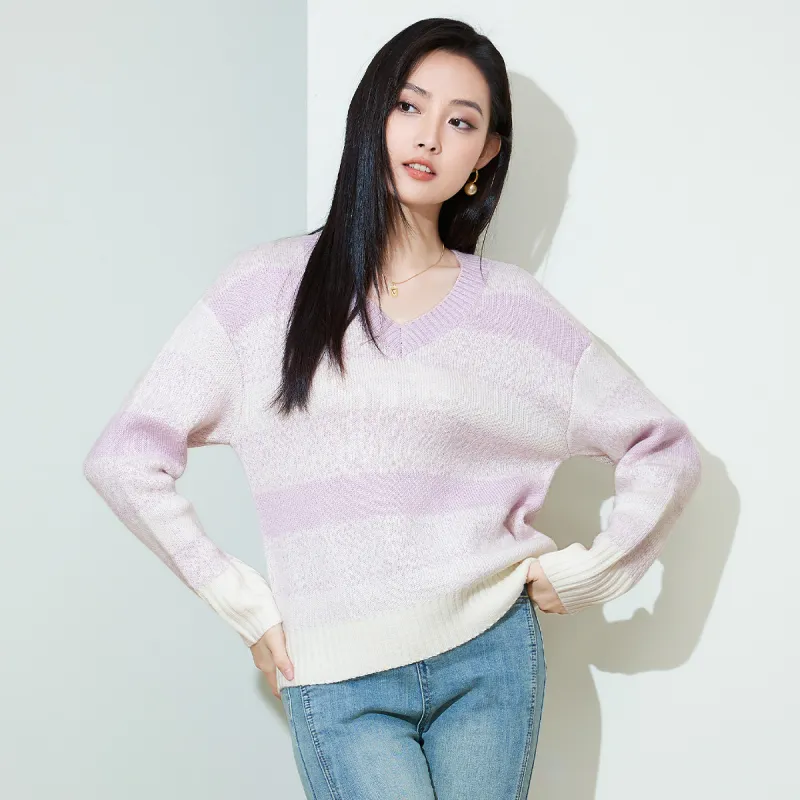 SMEN Knitwear Women's Purple-2