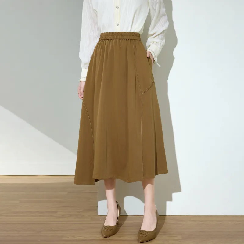 SMEN Casual Long Skirts Women's-2