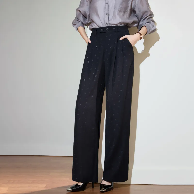 SMEN Casual Pants Women's Black-3