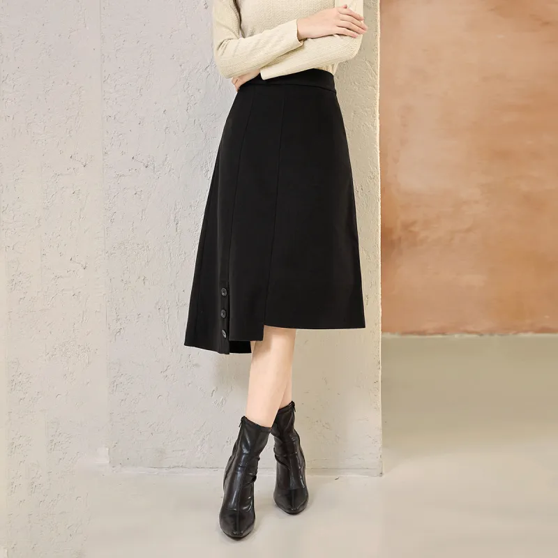 SMEN Casual Long Skirts Women's-5