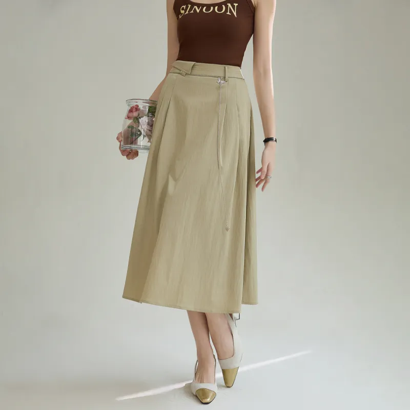 SMEN Casual Long Skirts Women's-9