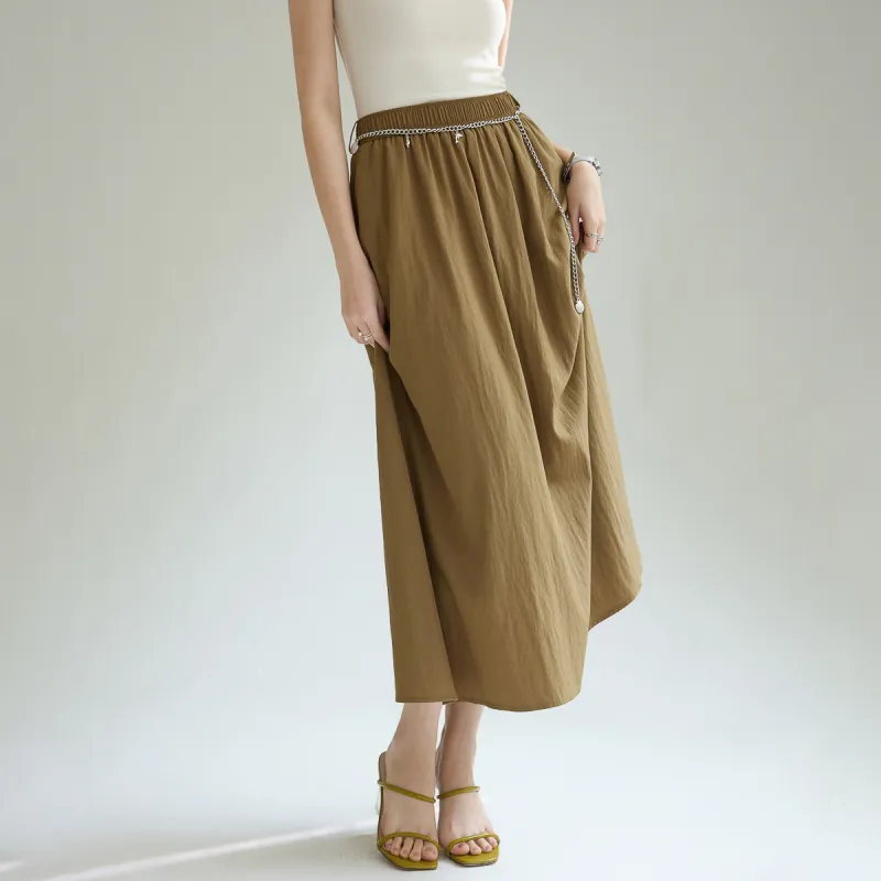 SMEN Casual Long Skirts Women's-15