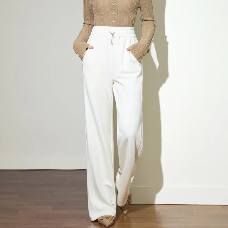 SMEN Casual Pants Women's Apricot-2