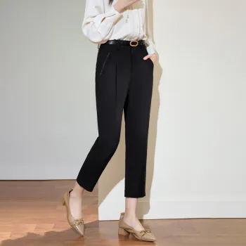 SMEN Casual Pants Women's Black