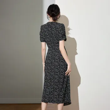 SMEN Short Sleeved Dresses Women's Multicolor