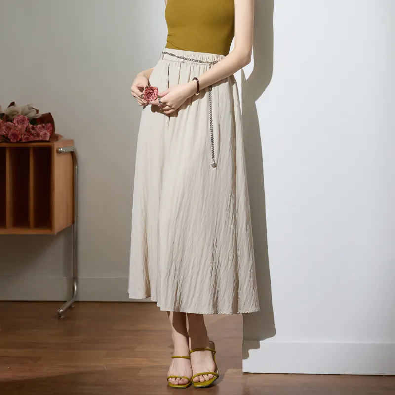 SMEN Casual Long Skirts Women's-21
