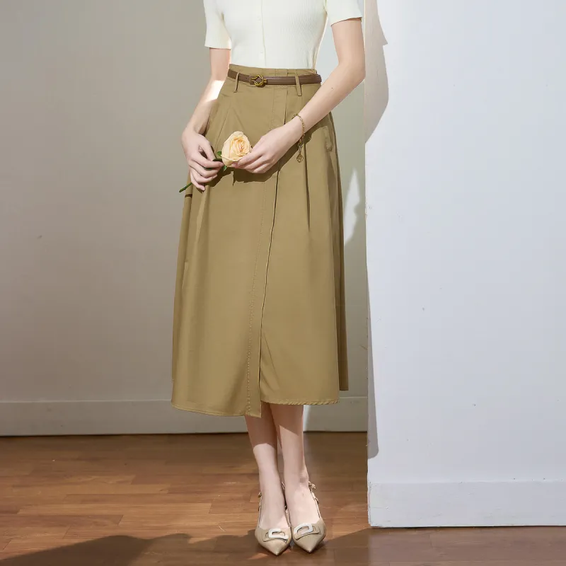SMEN Casual Long Skirts Women's-12
