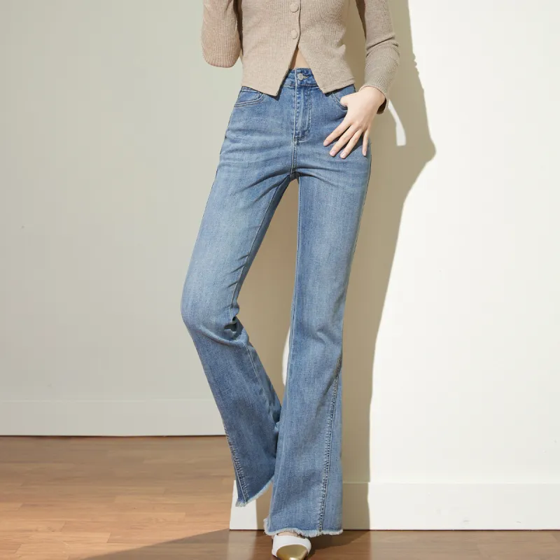 SMEN Jeans Women's Denim Blue-3